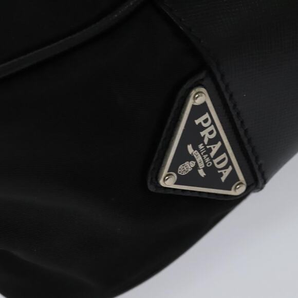 PRADA Shoulder Bag Nylon Black - Picture 14 of 16
